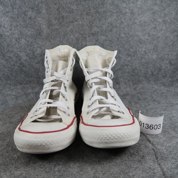 Converse Shoes Womens 8 Hi Top Sneaker Chuck Taylor All Star White Canvas Casual - Picture 2 of 13